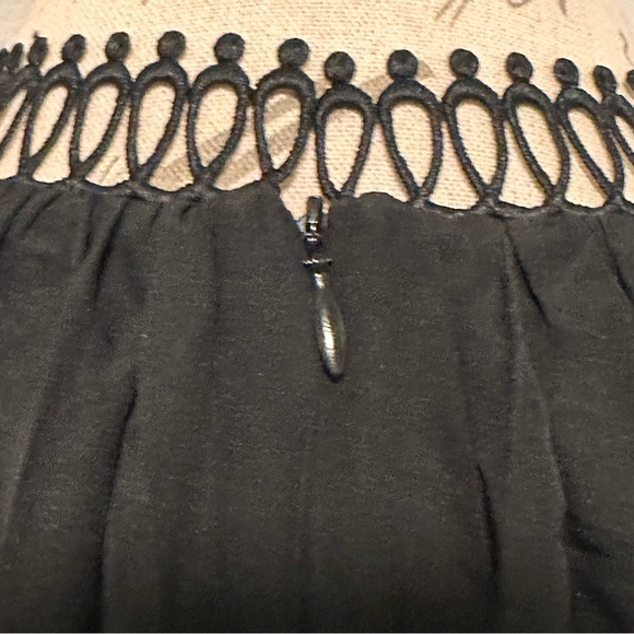 NWT Haute Hippie Lynne Smocked Waist Black Mini Dress - Picture 8 of 13